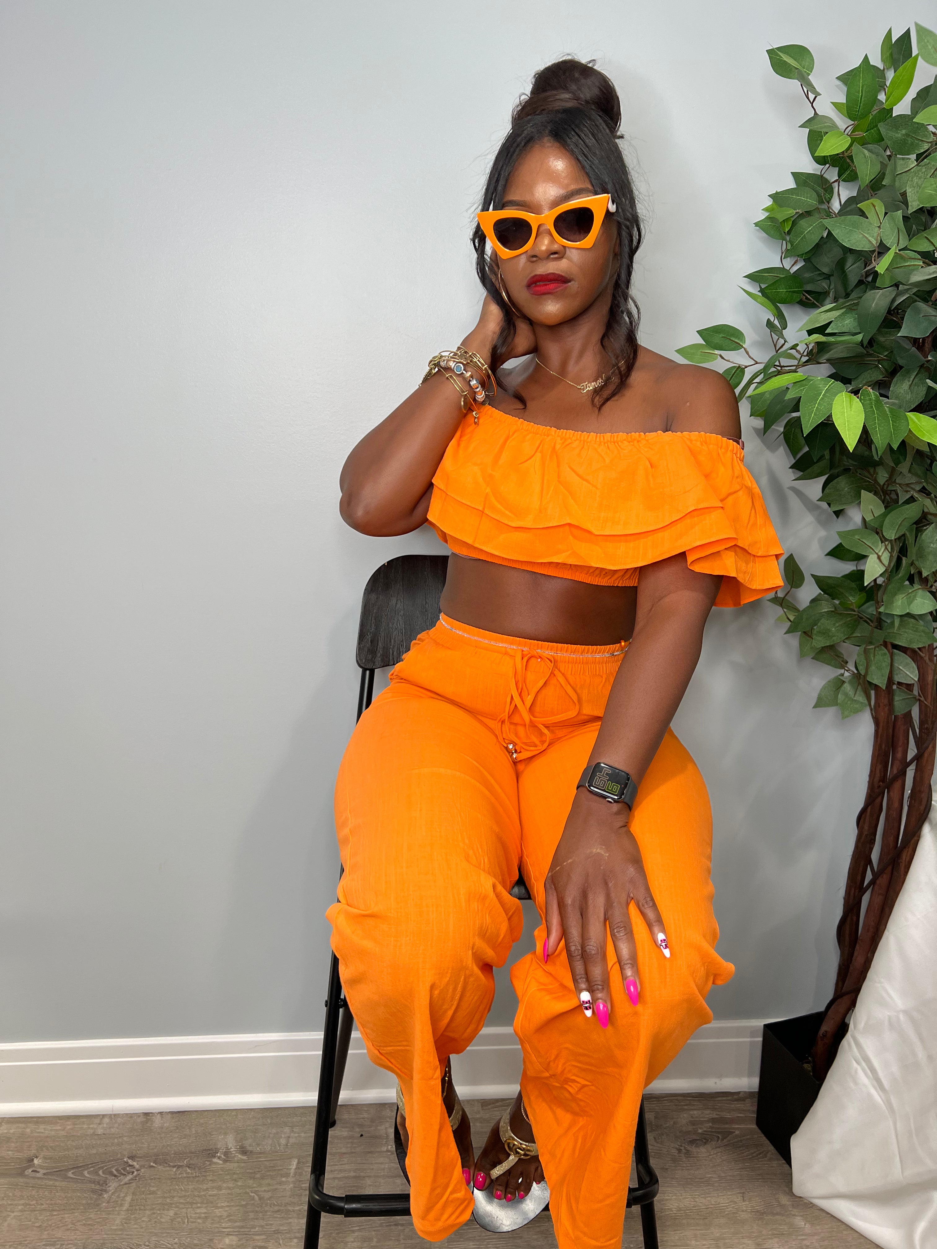 Chic Linen Pant Set