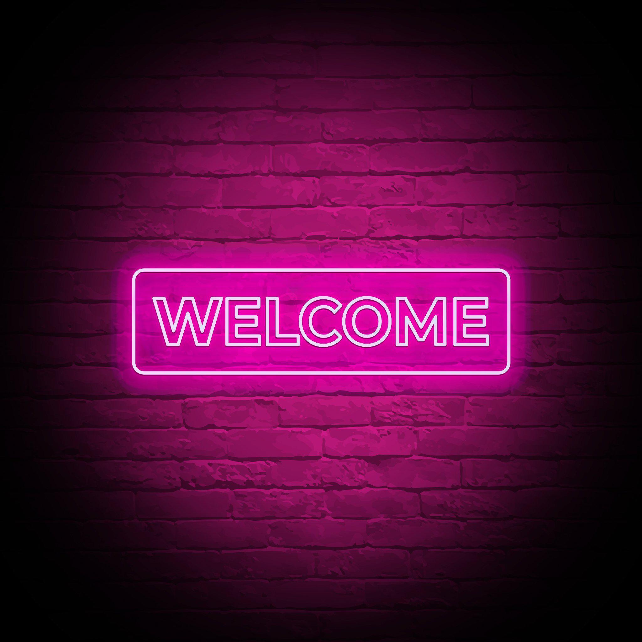 'WELCOME' Neon Sign – You Turn Neon