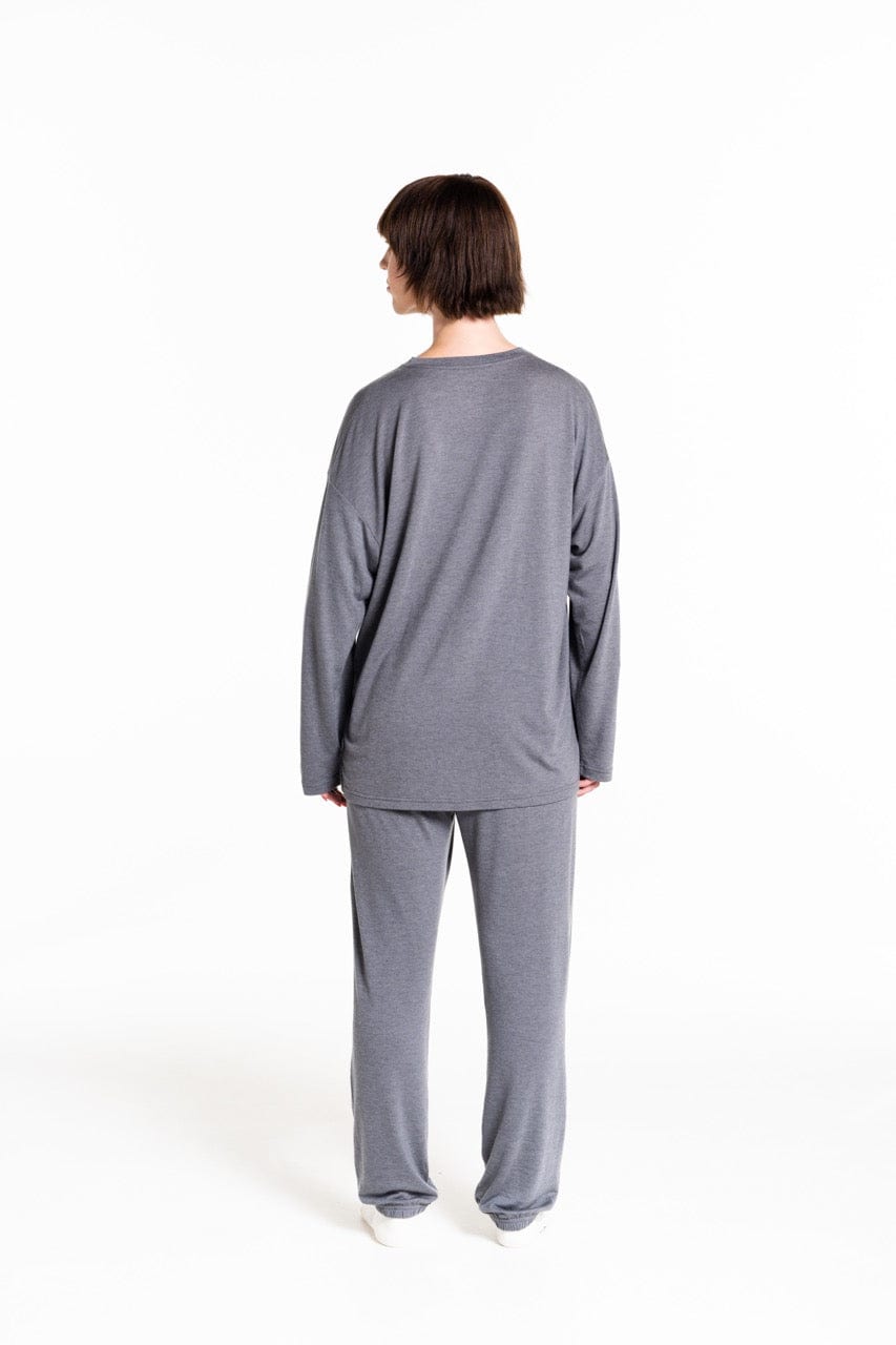 Merino-Blend Unisex Loungewear Long Set