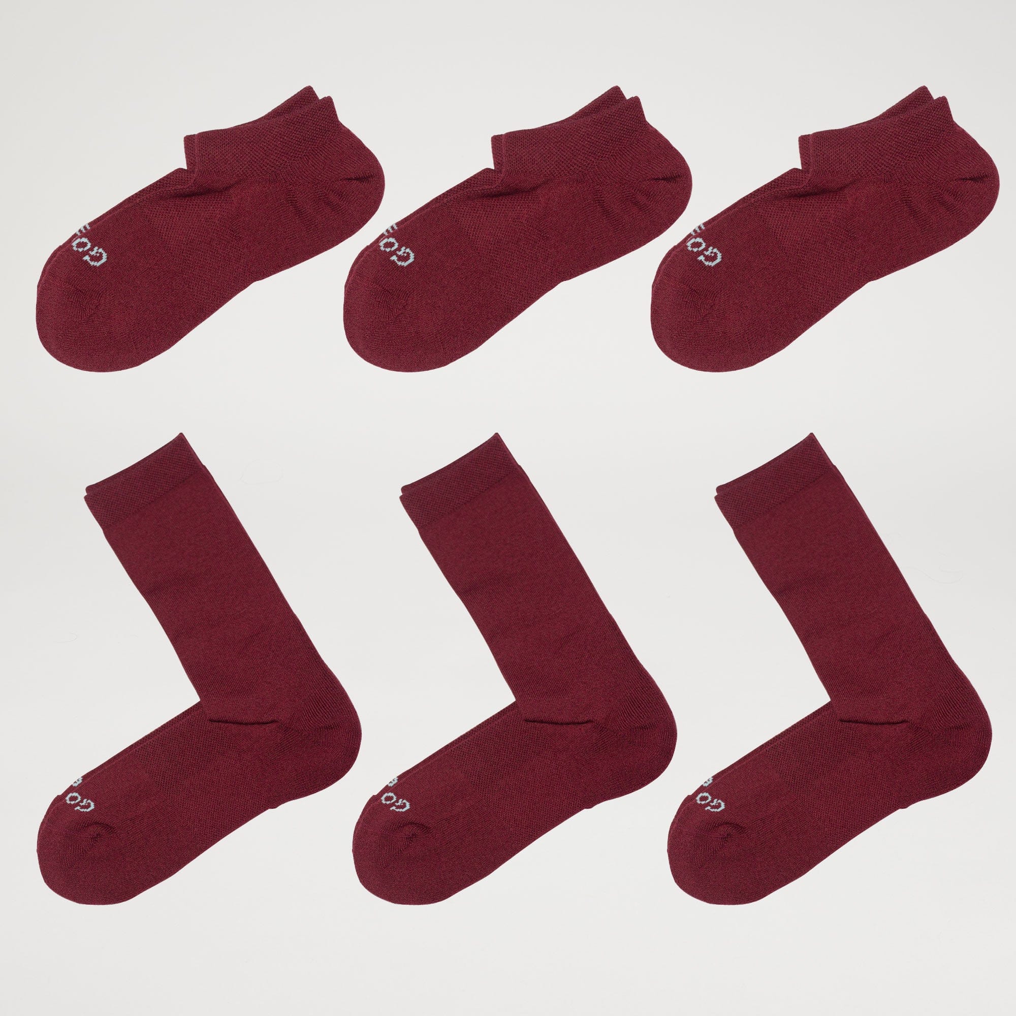 Ankle & Calf Sock / Pack of 6