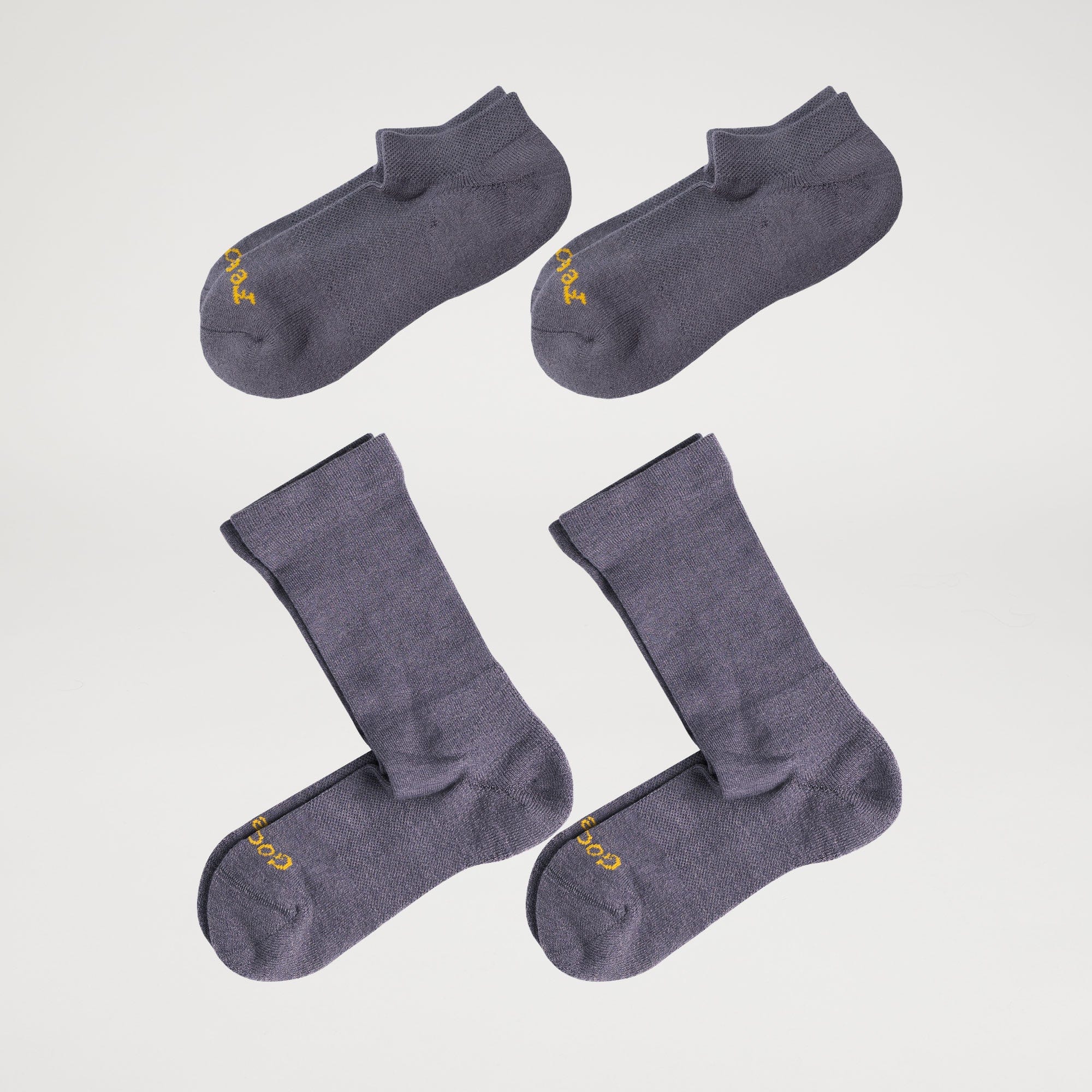 Ankle & Loose Top Calf Sock / Pack of 4