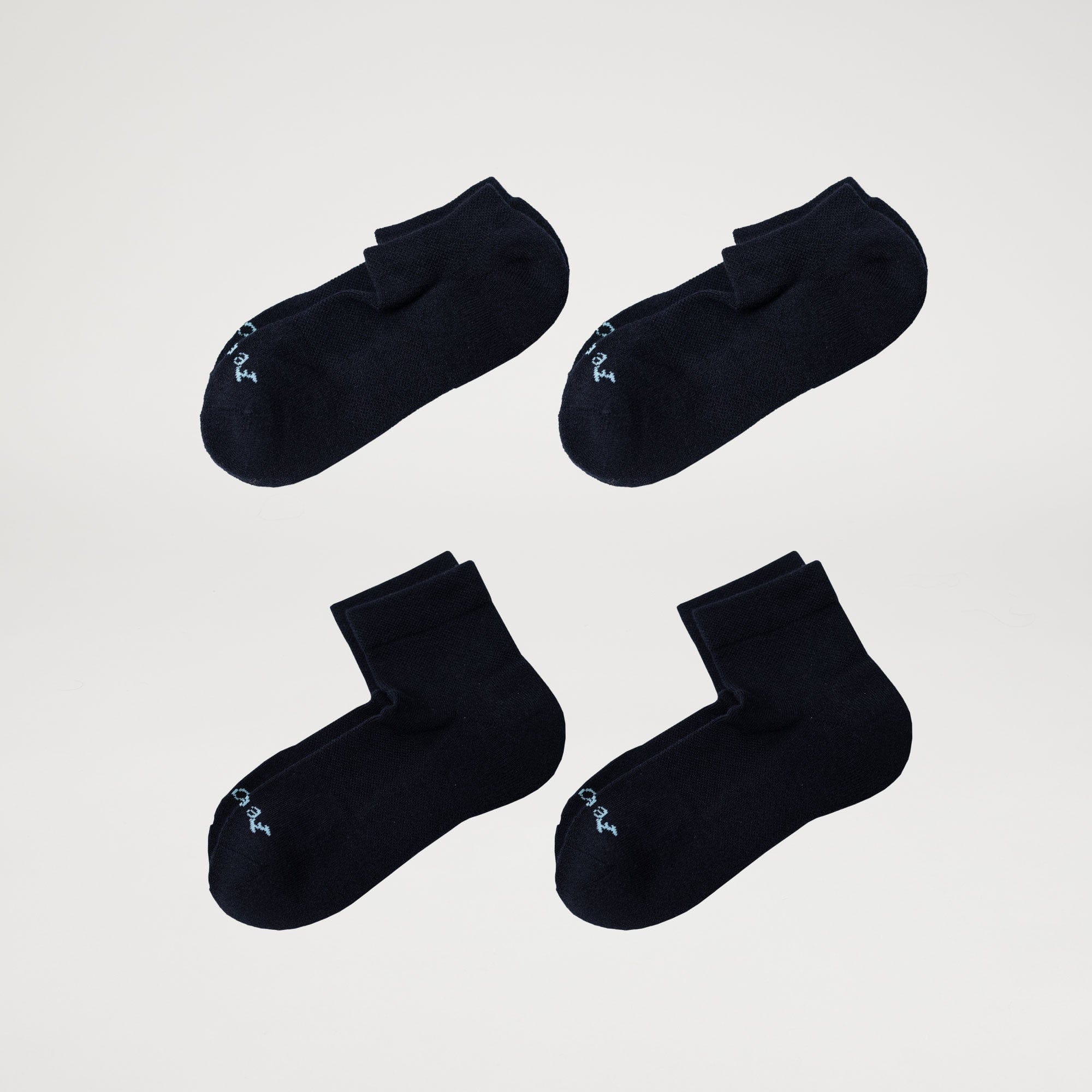 Ankle & Quarter Sock / Pack of 4