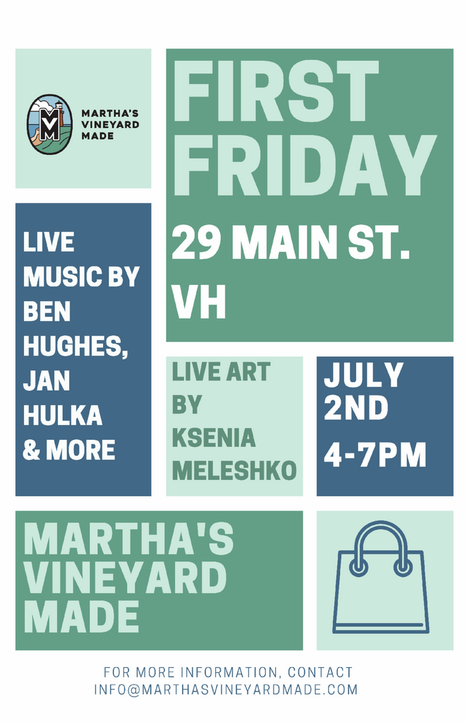 First Friday July 2 promo flyer