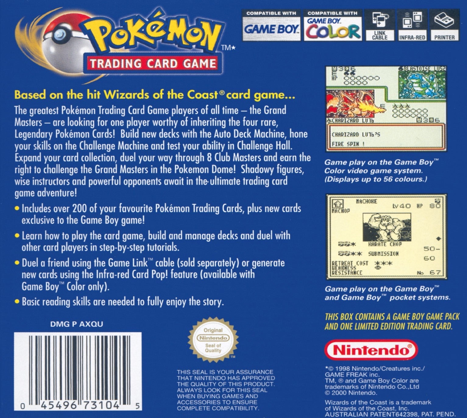 uendelig hjemme Følsom Pokemon Trading Card Game | Game Boy Color | CaveGamers