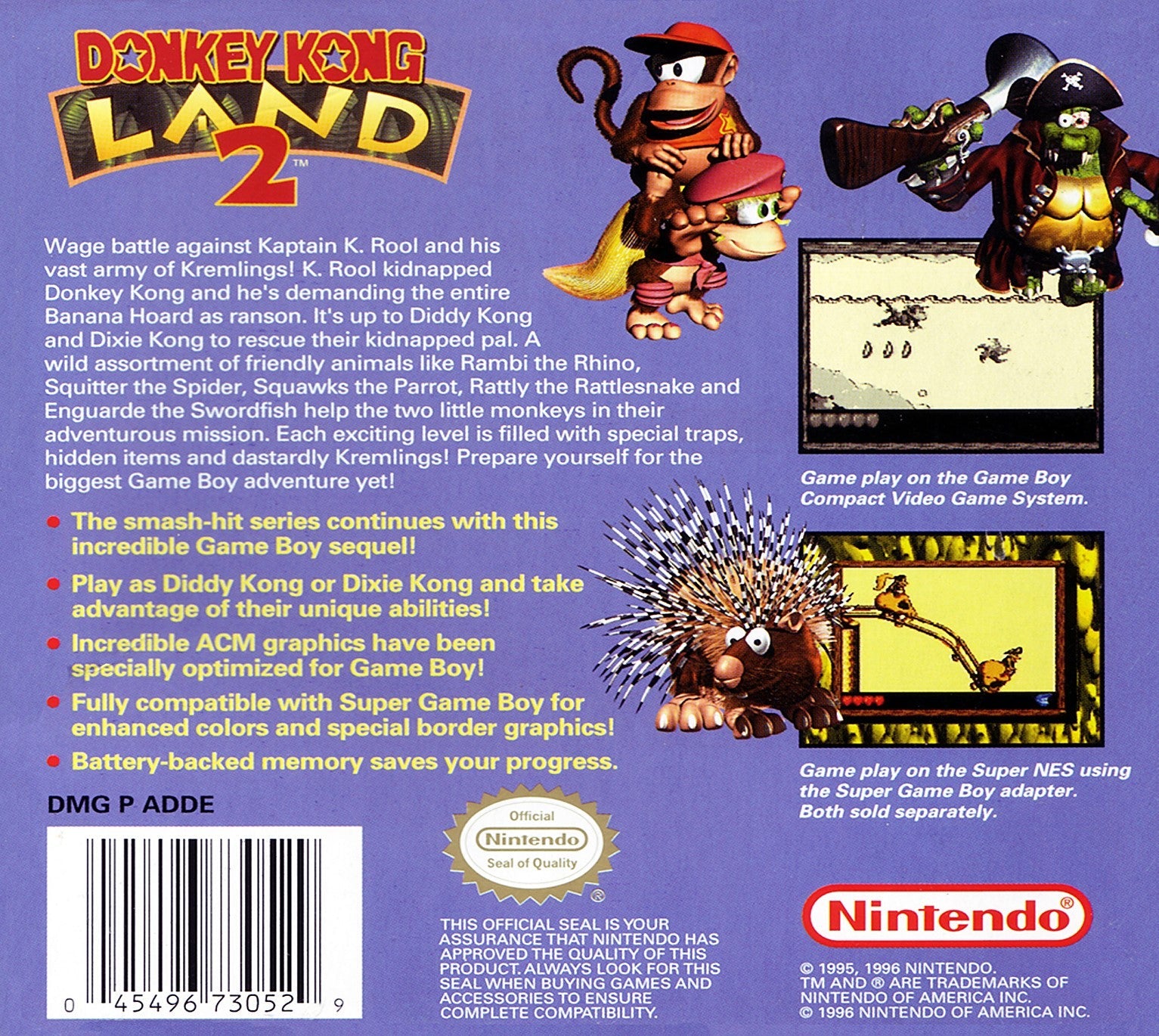 Donkey Kong Land 2 | Boy |