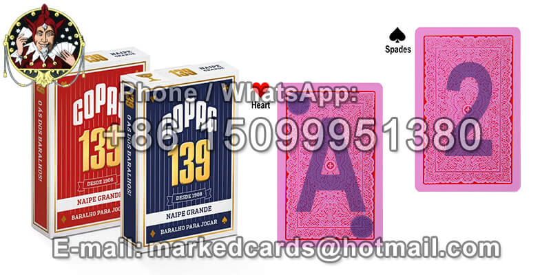Copag 139 Luminous Ink Marked Playing Cards for Infrared Sunglasses