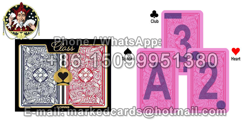 Copag Class Luminous Ink Marked Poker Cards for Gambling
