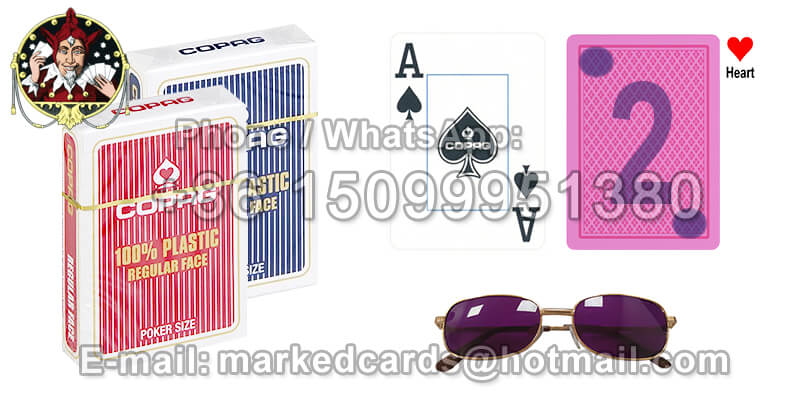 Copag Regular Face Invisible Ink Marked Decks for Texas Hold'em
