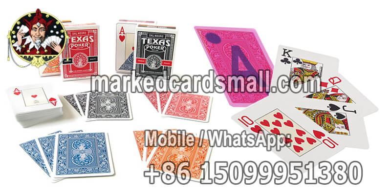 Dal Negro Texas Holdem infrared marked cards poker