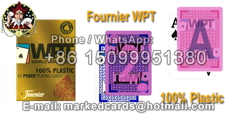 Spanish Fournier WPT Plastic Cheating Marked Poker Cards