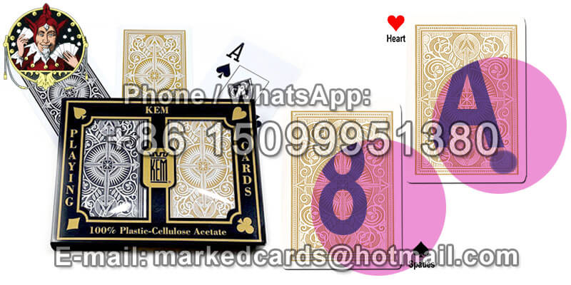 KEM Arrow Plastic Cheating Marked Poker Cards for Gambling