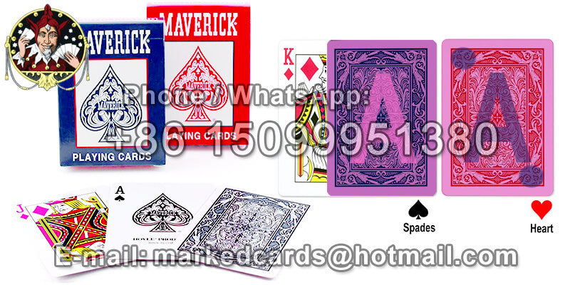Maverick Invisible Marked Poker Cards for Cards Trick