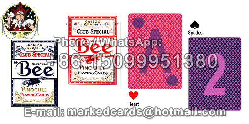 Bee Pinochle Juice Marked Poker Cards for Poker Trick