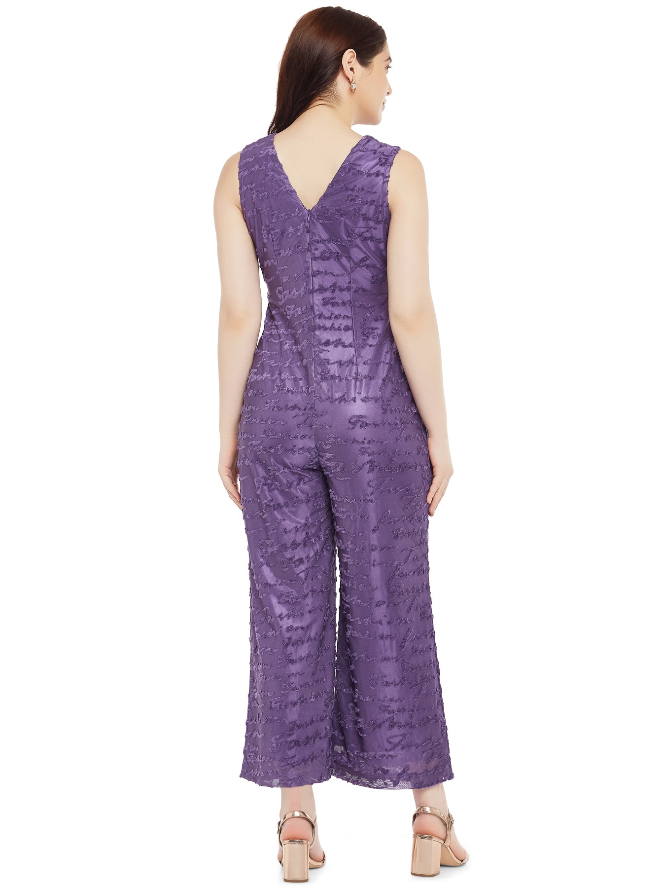Women's Designer Jumpsuit in Purple
