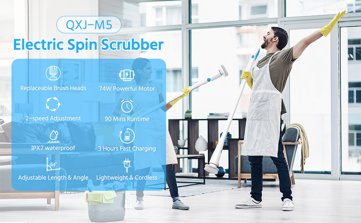 Electric Spin Scrubber QXJ-M5