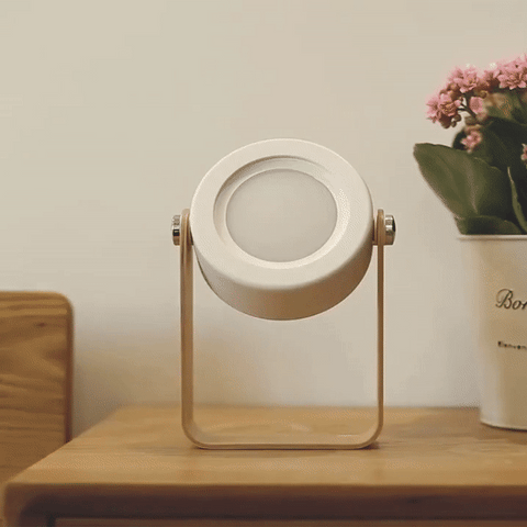 Wooden handle portable led table lamp – Nova Casa Store