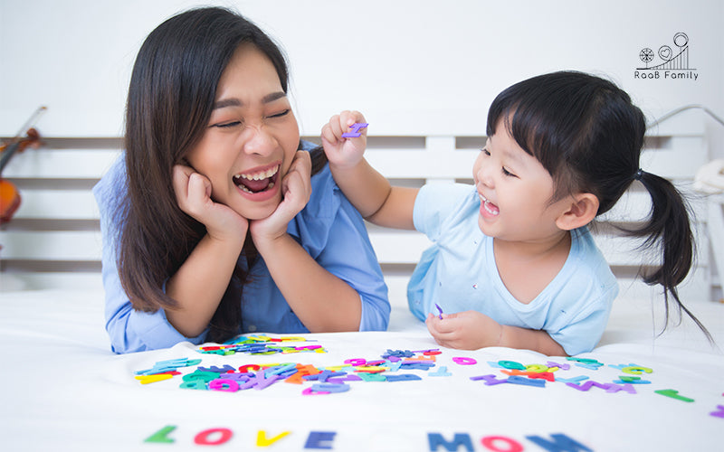 Child Playing With Parent