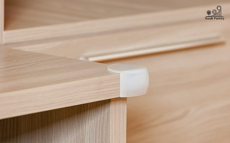 Corner Protectors on Sharp Edges of Furniture