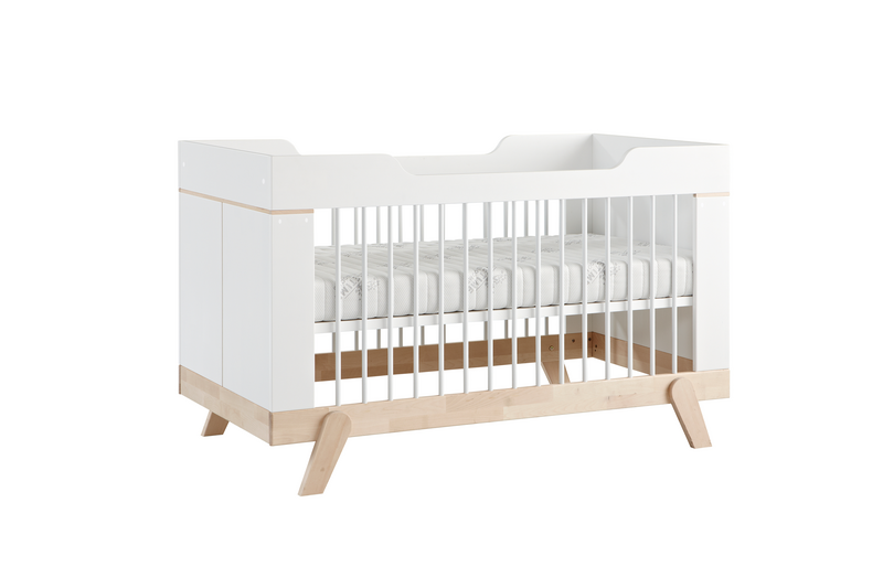 Lifetime Bed in 1 Baby Ledikant om te bouwen naar Juniorbed - 70x140cm – Droom Stapelbed