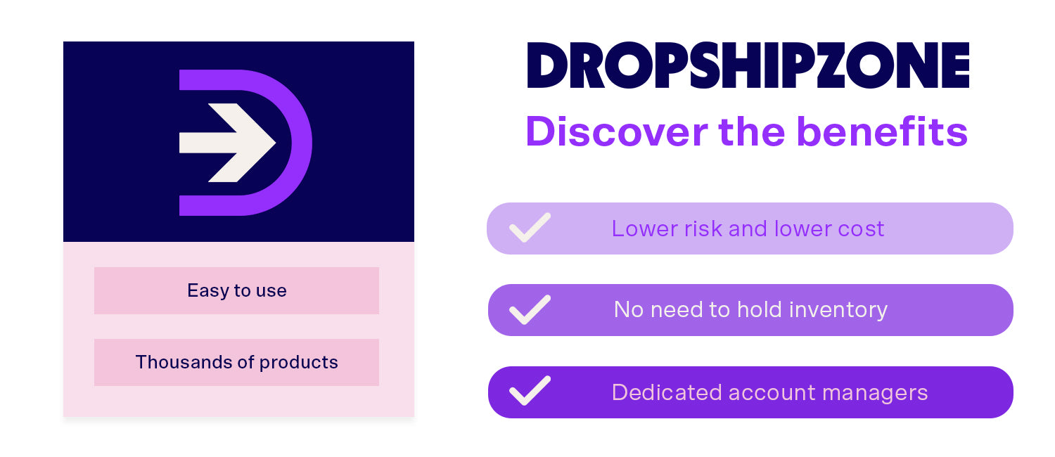 Join Dropshipzone and discover the benefits of thousands of products and dedicated account managers, all without the need to hold any inventory. 