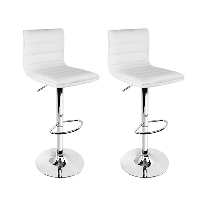 simple white bar stools