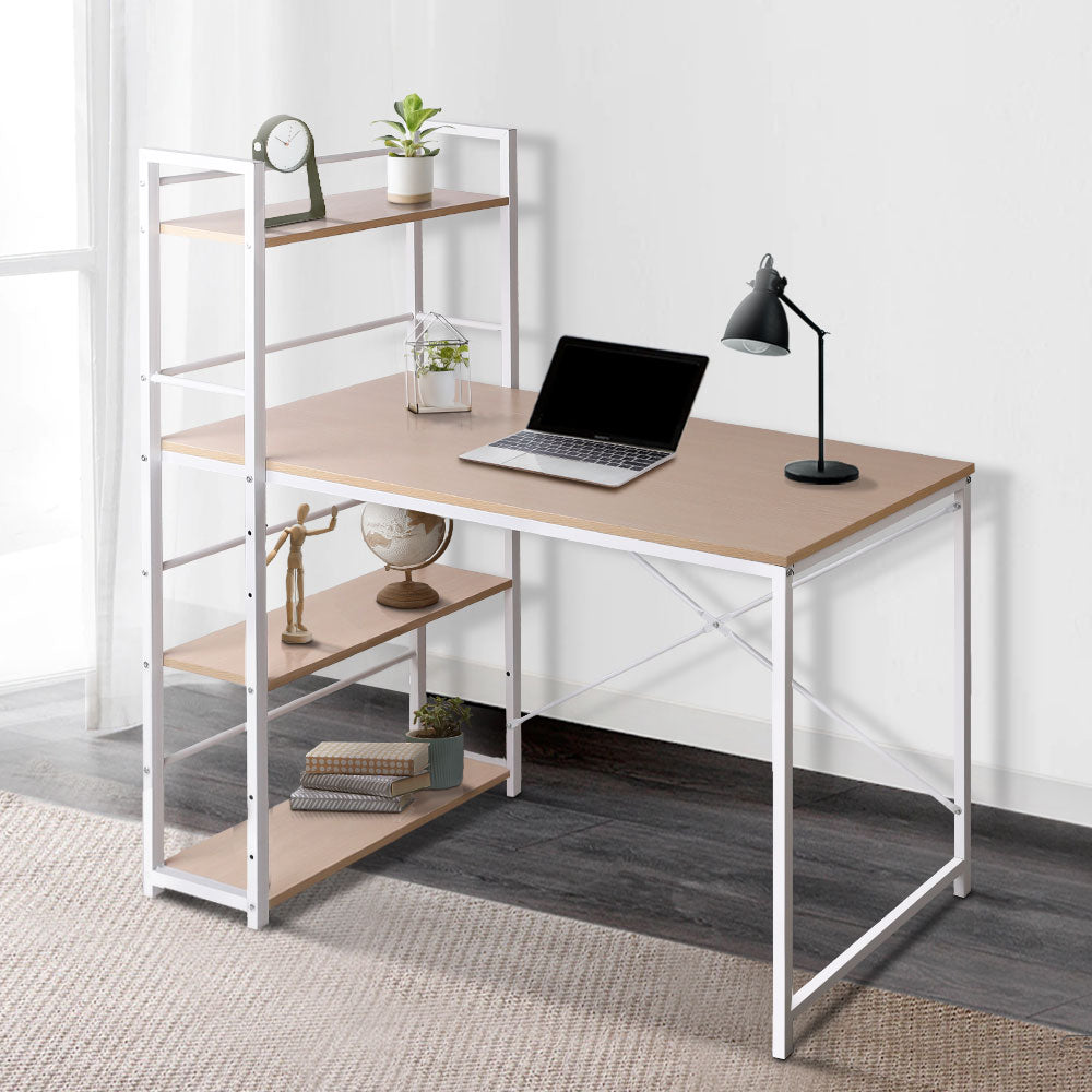 rotating desk white