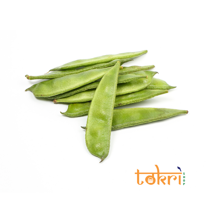 Green Flat Beans Indian ( Papdi )