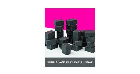 shop black clay facial soap