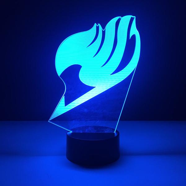 Fairy Tail Led Anime Light Fairy Tail Guild Symbol Otaku Glow Lights