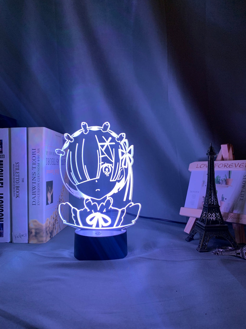 Re:Zero LED Anime Light - Rem-Chan - Otaku Glow Lights