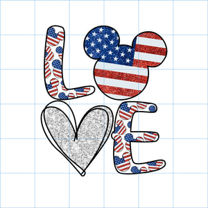 Download Love Svg Mickey Svg Disney Svg American Flag 4th Of July Independ 24thdecember
