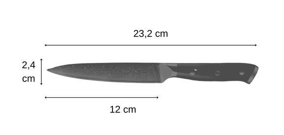 Couteau à steak collection Yakumoto - dimensions