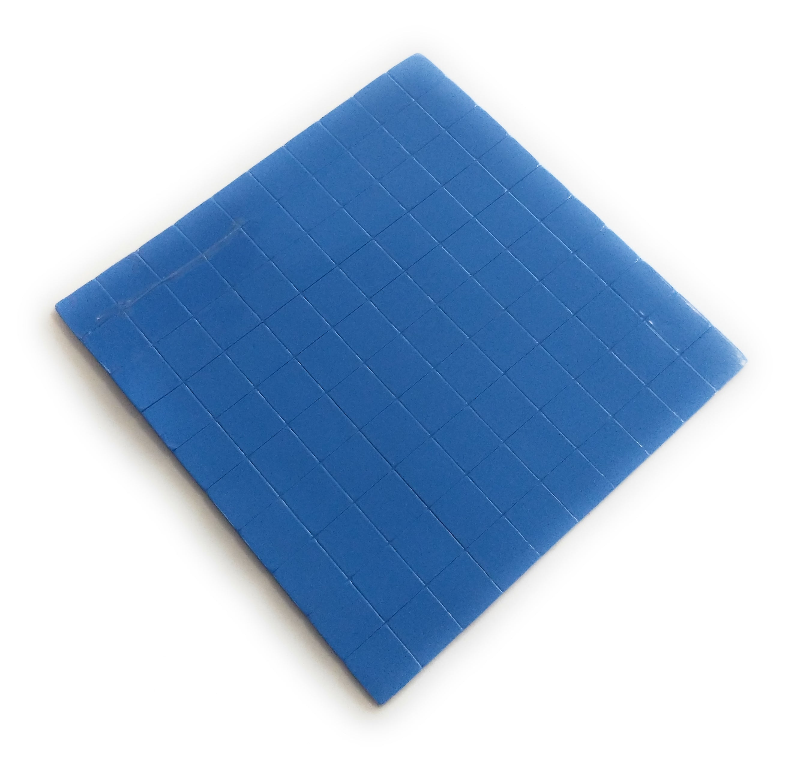 100mm x100mm x 4mm GPU RAM IC Chip Cooler Conductive Silicone Thermal Pad  Blue