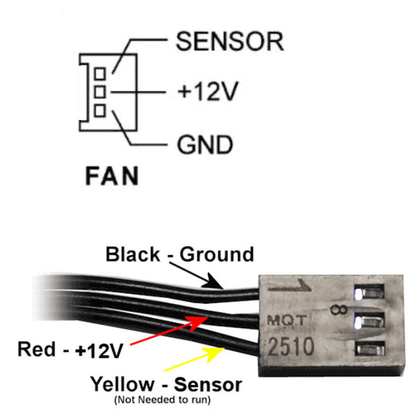 3 Pin Fan Cable Extension