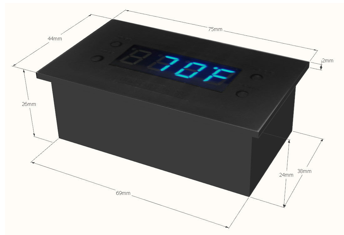 Programmable Thermal Fan Controller with LED Display Coolerguys