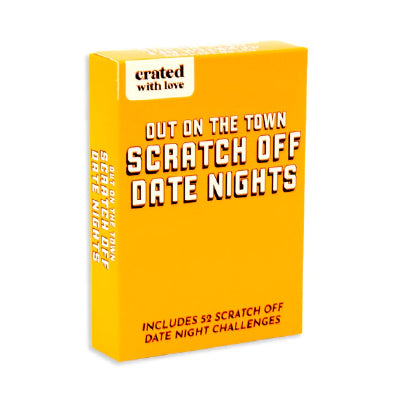 out on the town scratch off date nights