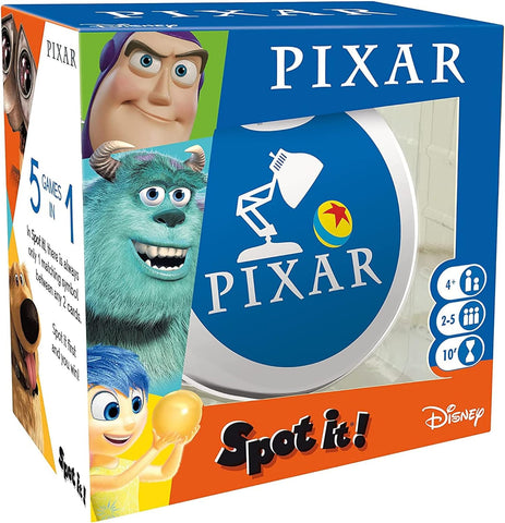 spot it pixar game box