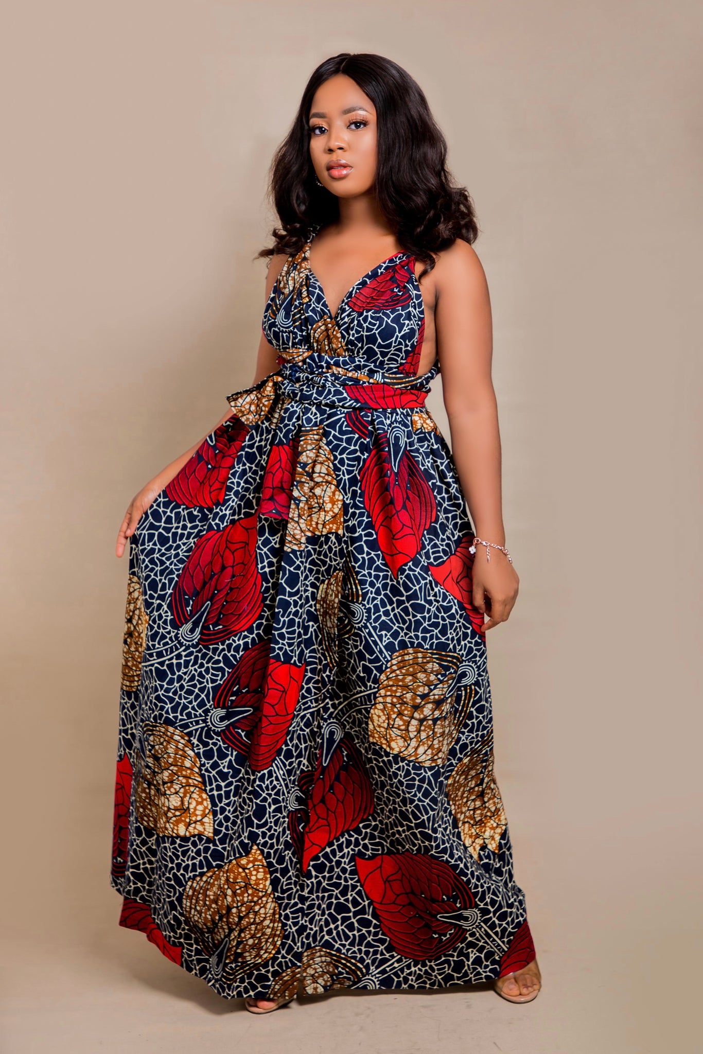 african infinity dress