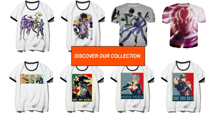 JoJo's Bizarre Adventure Store - Merchandise - T-Shirts JJBA