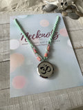 Om Synergy Essential Oil Necklace Seafoam (Patent Pending)