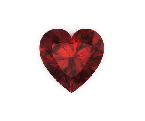 Garnet heart - Facts about january birthstone