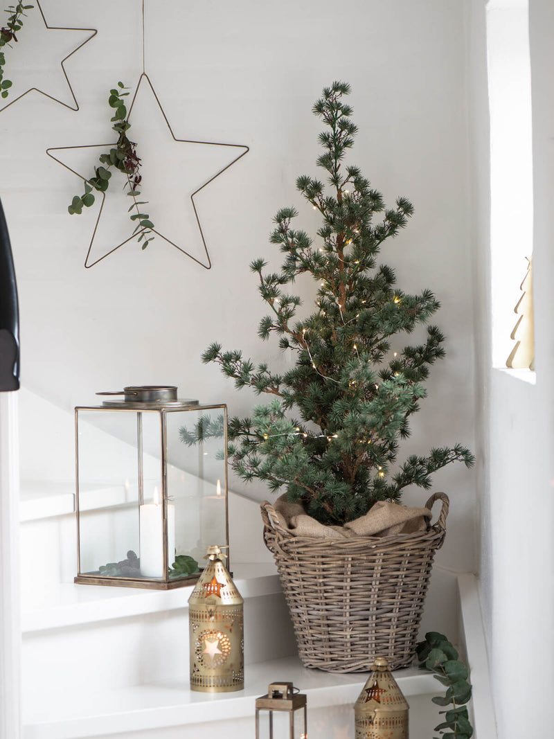 Christmas Tree Basket | Storage Rattan Baskets Large | Sustainable ...