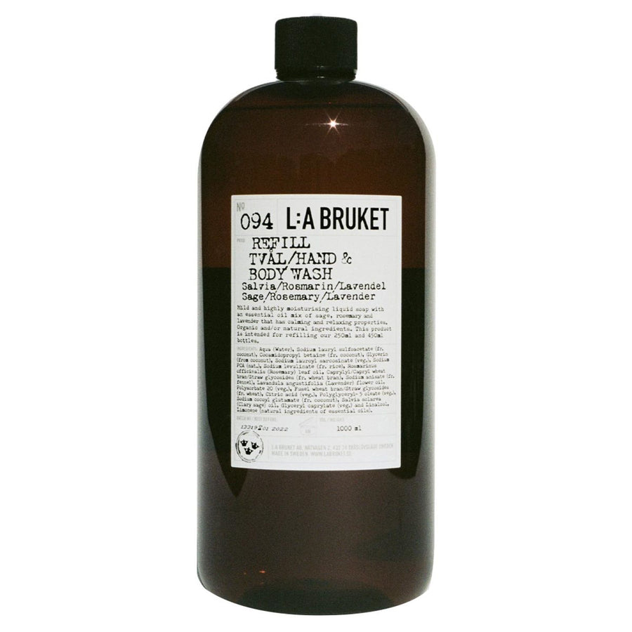 L:A Bruket - 094 Liquid Soap Sage/Rosemary/Lavender - escentials.com