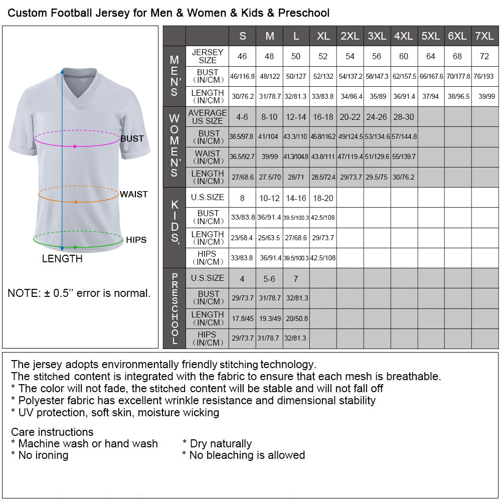 Size Chart – FanCustom