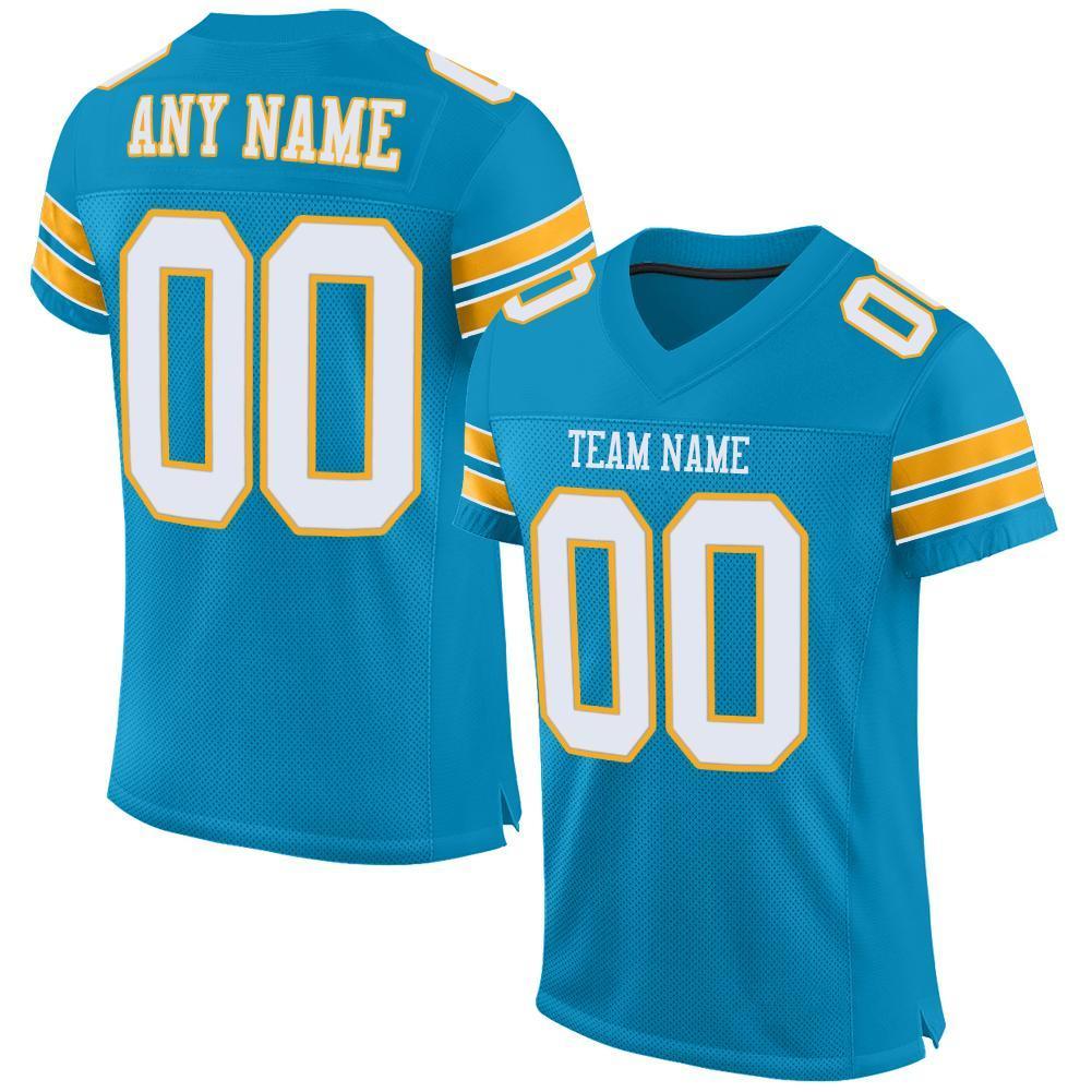 blue and gold jersey
