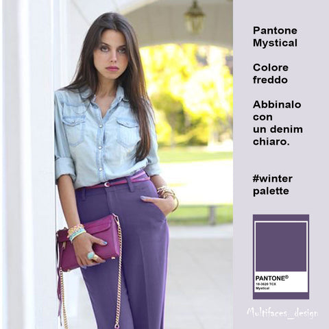 pantone Mystical, armocromia, analisi del colore