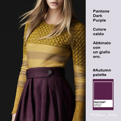 pantone dark purple, come abbinare il viola, Multifaces design