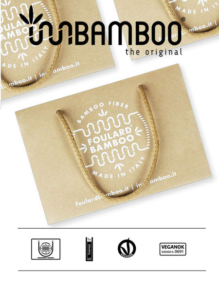 packaging foulard inbamboo, multifaces design