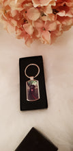 Load image into Gallery viewer, Your Own Dog Photo on a  Oblong Shaped Metal Keyring
