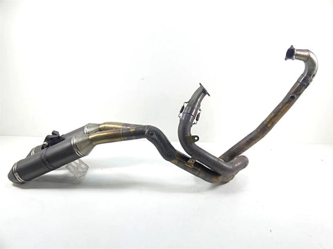 2008 Ducati 848 SBK LeoVince Header Muffler Carbon Exhaust System 307908202